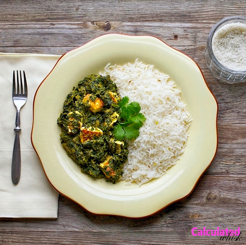 Saag Paneer (Sin Gluten, Vegetariano)