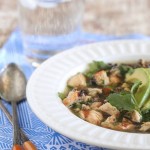 Salsa Verde Sopa De Pollo Y Arroz Salvaje