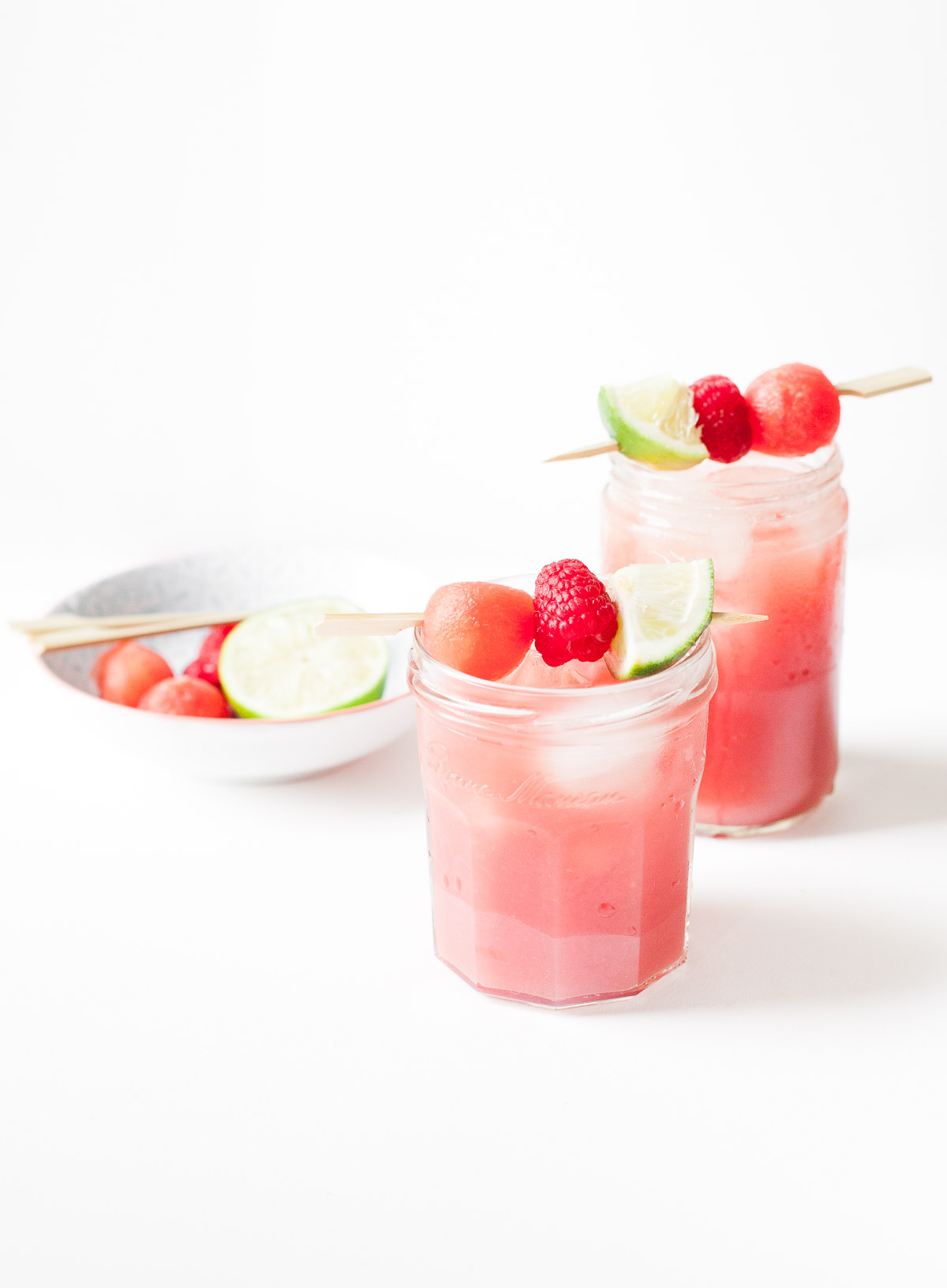 Sandía Frambuesa Agua Fresca | acalculatedwhisk.com