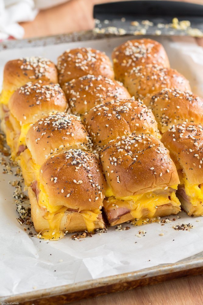 Sándwiches De Desayuno Al Horno