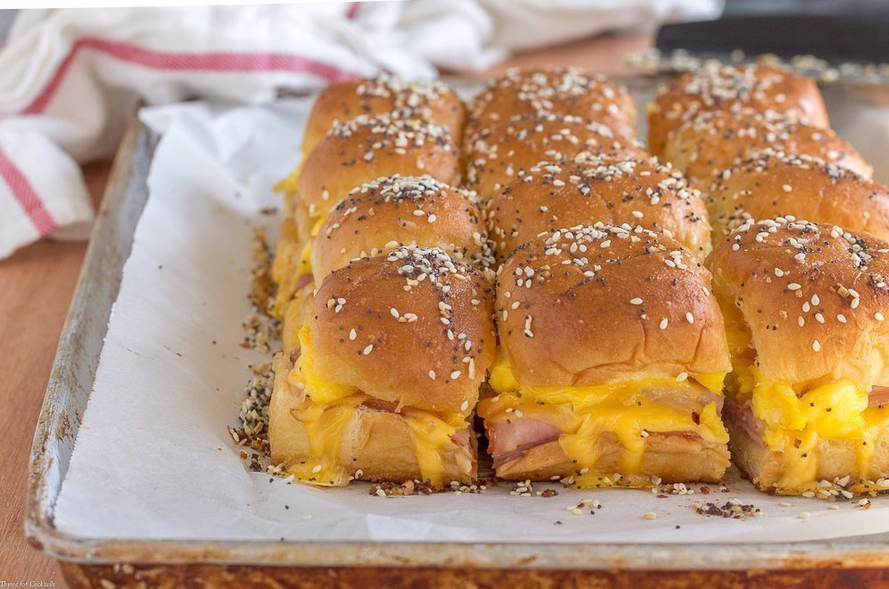Sándwiches De Desayuno Al Horno
