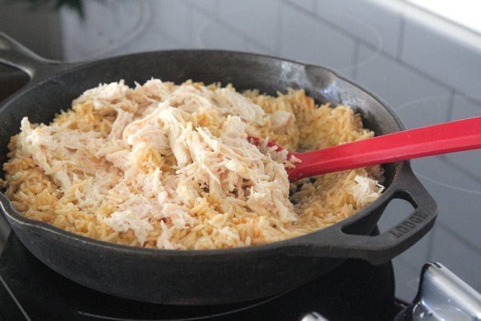 Sartén Salsa Verde Sartén De Arroz De Pollo