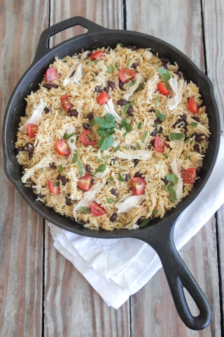 Sartén Salsa Verde Sartén De Arroz De Pollo
