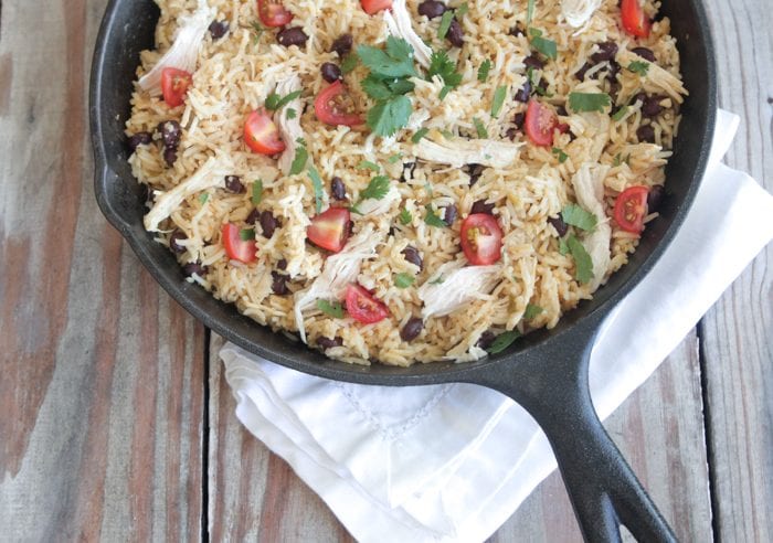 Sartén Salsa Verde Sartén De Arroz De Pollo