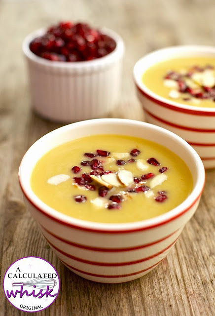 Sopa de calabaza de jengibre y naranja (Paleo, Sin gluten, Entero30) 