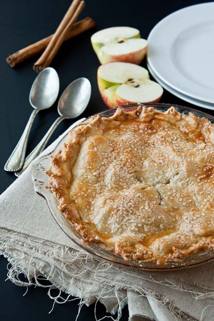 Pastel de manzana casero