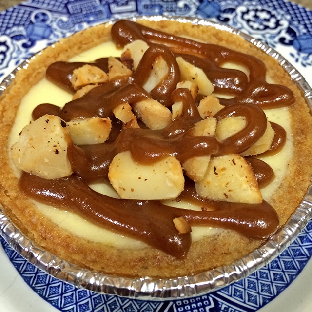 cheesecake con queso de macadamia de limón 