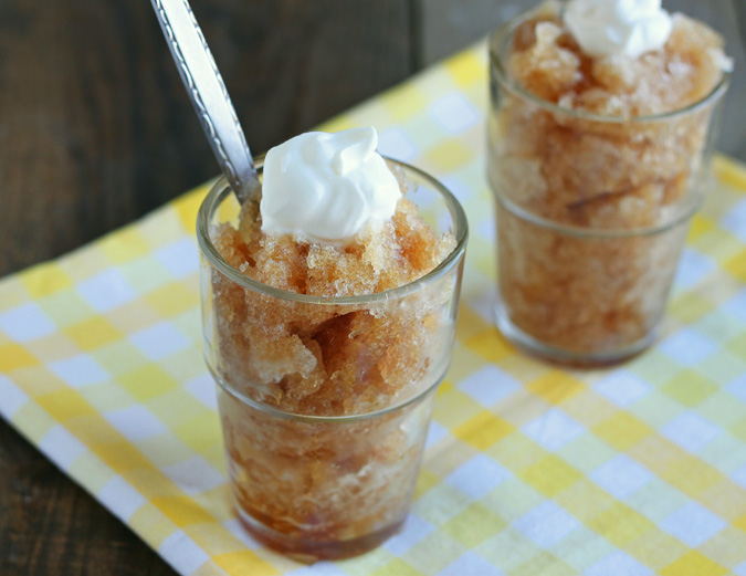 Southern Sweet Tea Granita