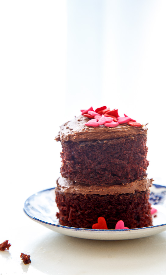  Mini pasteles de chocolate para dos para el Día de San Valentín 