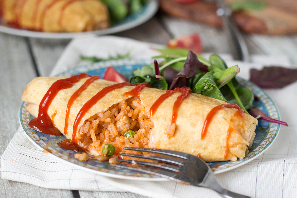 Omurice es un plato japonés que obtuvo su nombre de una combinación de palabras.