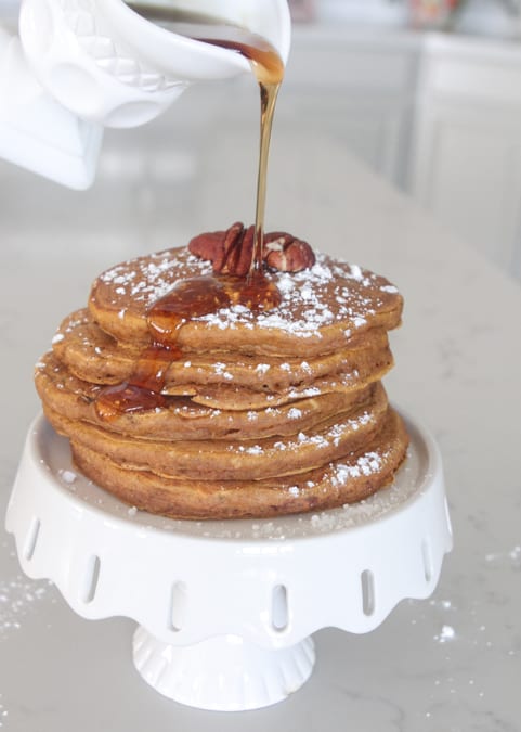 Pumpkin Pecan Buttermilk Pancakes 