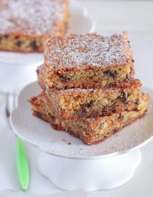 Triple Chip Blondies 