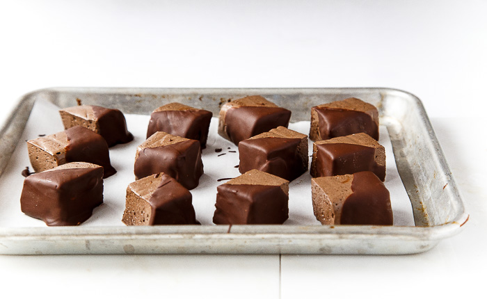  Malvaviscos bañados en chocolate fácil 