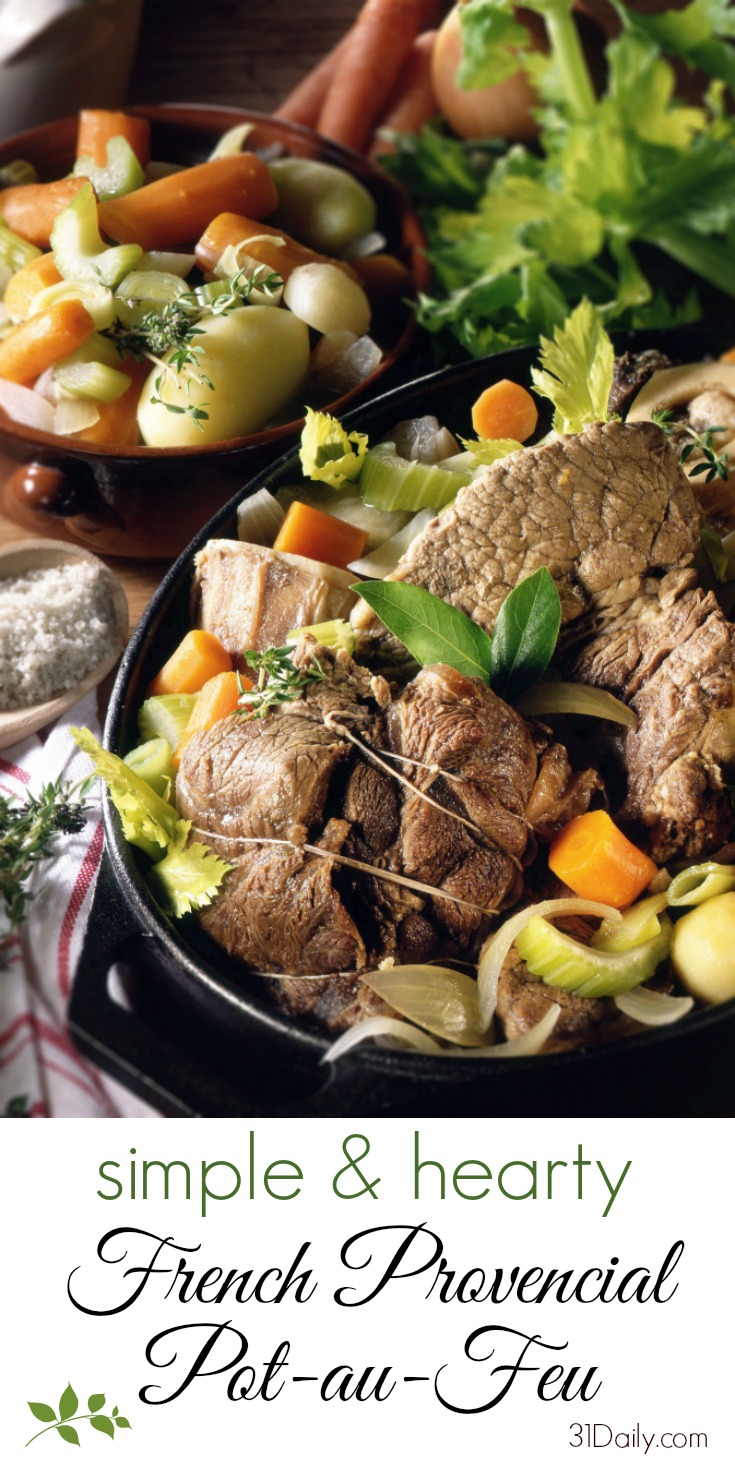 Un simple y abundante francés Provencial Pot-Au-Feu | 31Daily.com