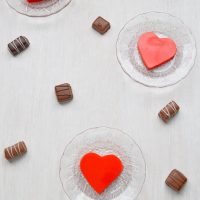 Corazones de san jello