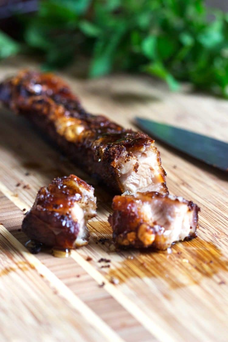 Honey Glazed Crispy Pork Belly. www. keviniscooking.com 