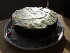 Pastel de chocolate y chile
