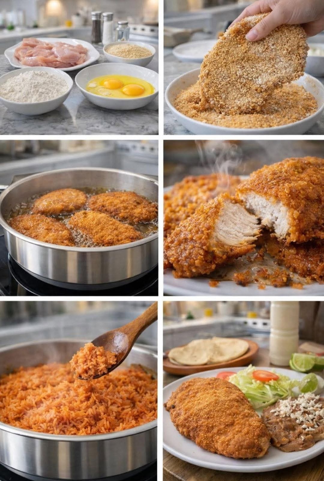 🍗✨ FILETE EMPANIZADO CRUJIENTE (RIQUISIMO) 👌