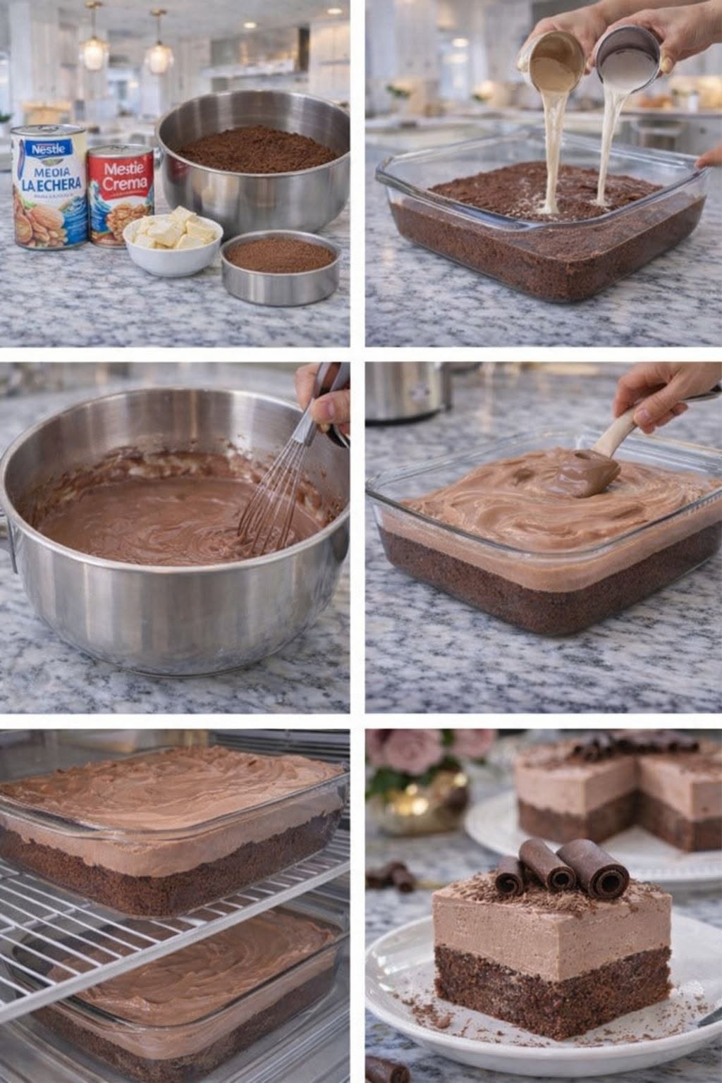 PASTEL DE TRES LECHES DE CHOCOLATE (SUPER CREMOSO Y ESPONJOSO )🍫👇