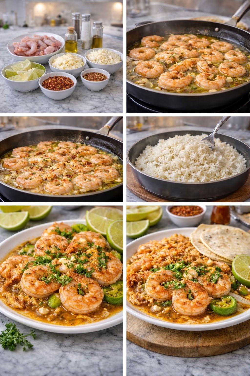 🍤 RECETA: Camarones al Mojo de Ajo + Arroz (SÚPER jugosos)