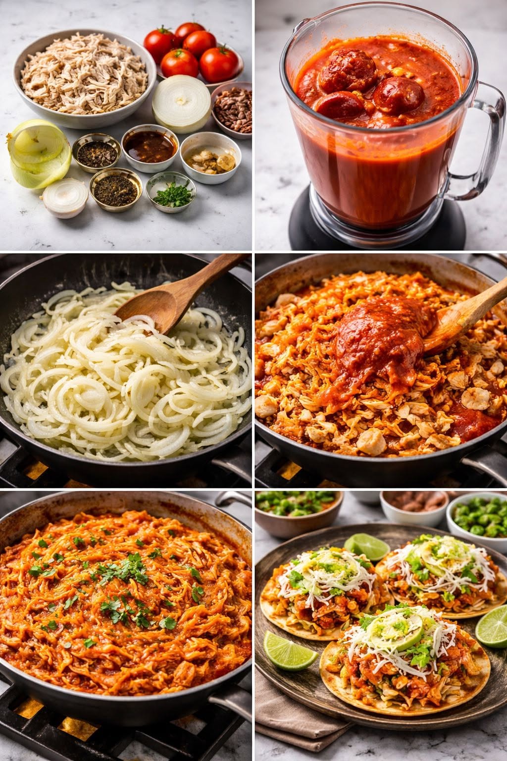 🍗 Tinga de Pollo Estilo Mexicano