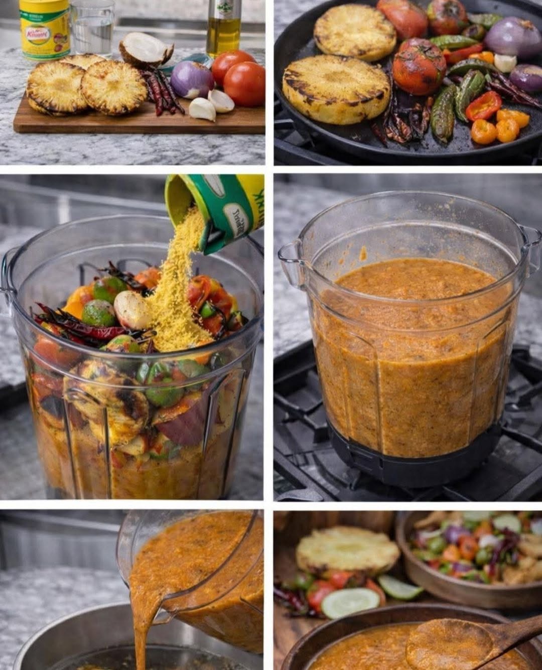 🌶️🍍 Salsa de Piña Tatemada (tipo taquera)