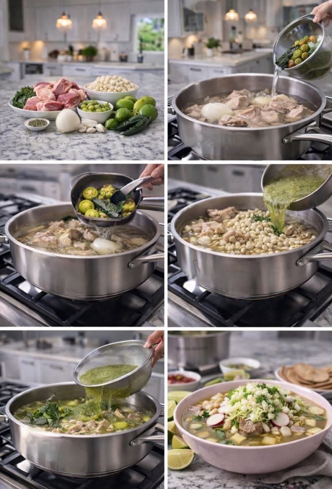 🔥 POZOLE VERDE CASERO (EL MÁS FRESCO Y ADICTIVO) 💚🐔🌽