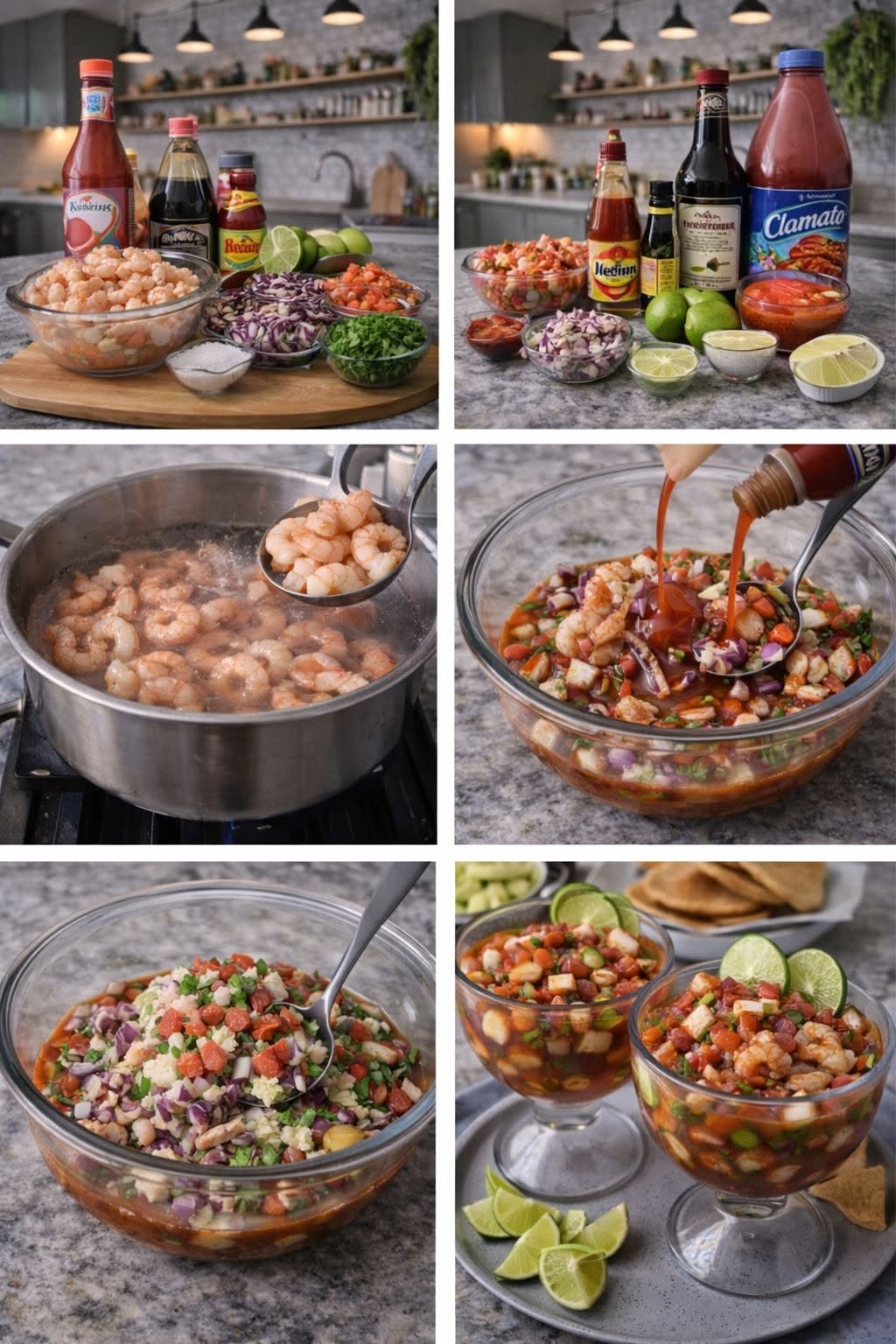 🦐🐙 Cóctel de Camarón Campechano Estilo Sinaloa
