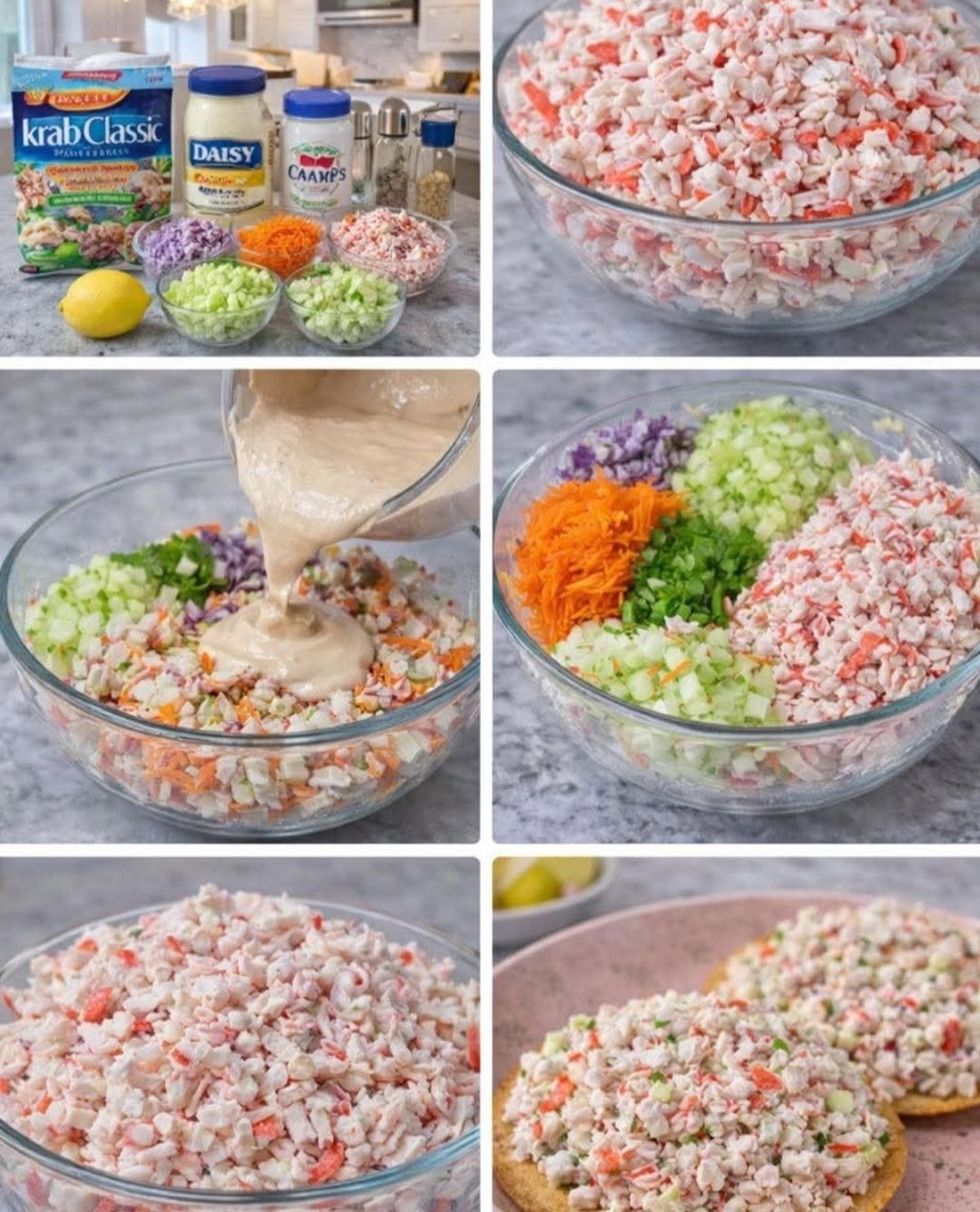 🦀 ENSALADA DE SURIMI CREMOSA (ESTILO RESTAURANTE)