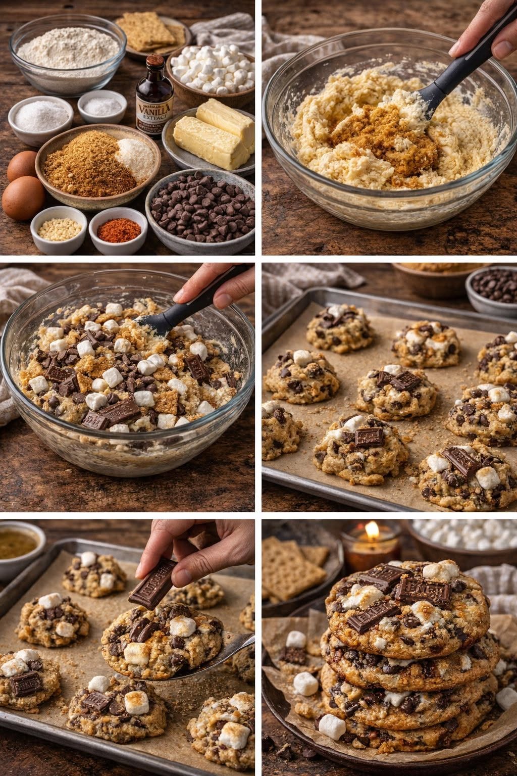 🍪🔥 S’mores Chocolate Chip Cookies