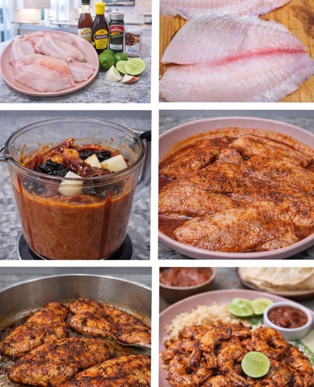 🔥 FILETES DE PESCADO EN ADOBO (jugosos, doraditos y llenos de sabor 🤤🐟)
