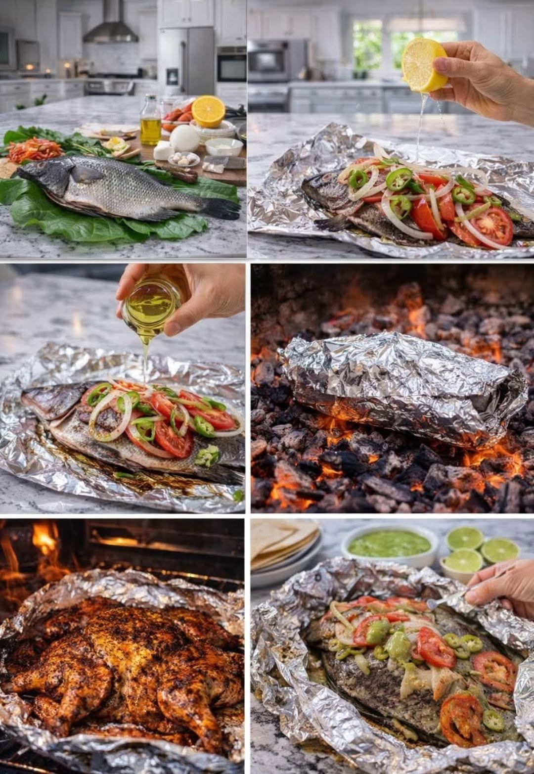🔥 MOJARRA EMPAPELADA AL FOGÓN (ESTILO RANCHO, JUGOSA Y LLENA DE SABOR) 🐟🌶️🍅