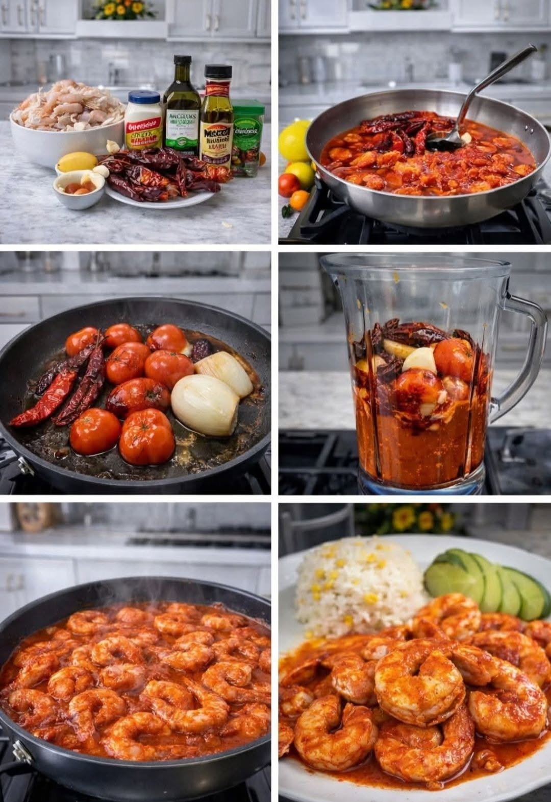 🍤 Camarones a la Diabla 🔥
