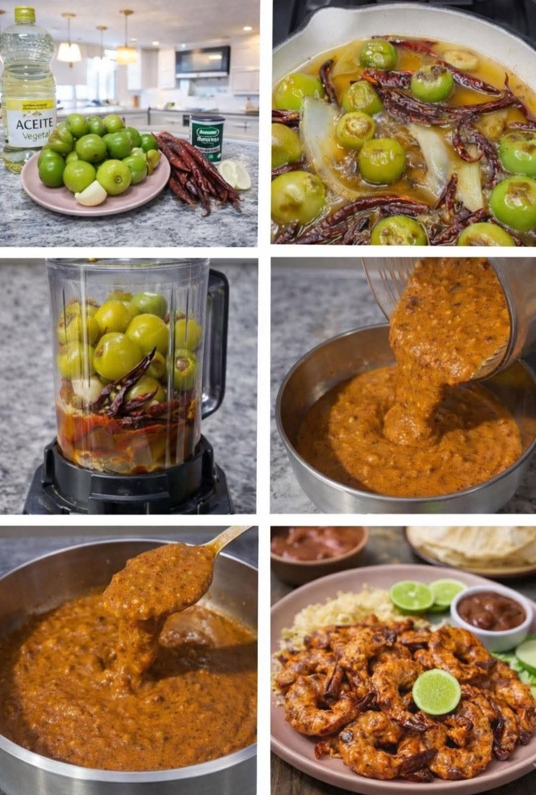🔥 SALSA TATEMADA DE CHILE + TOMATILLO (nivel taquería, picosita y cremosa 🤤🌶️)