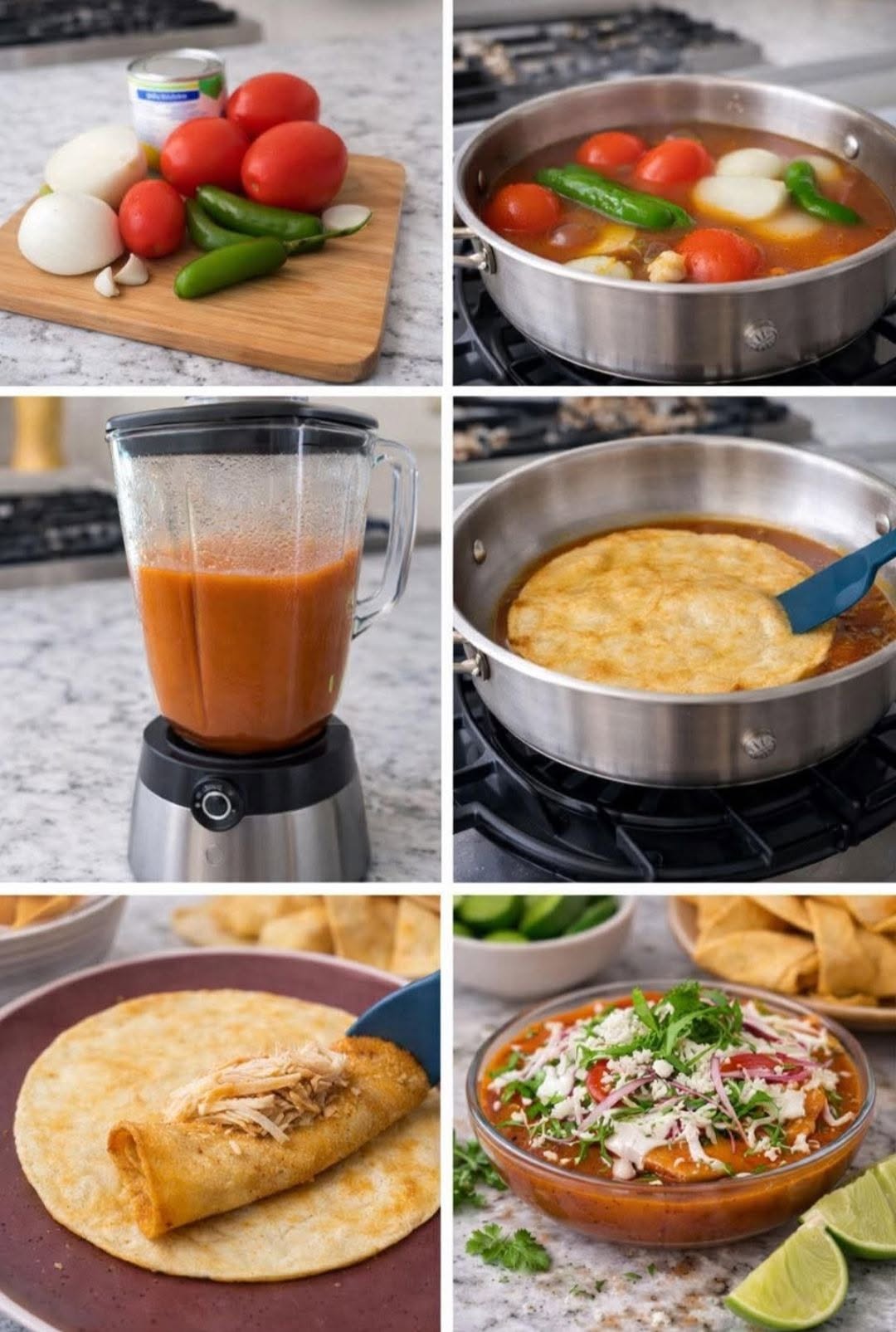 🌮 ENCHILADAS ROJAS TRADICIONALES