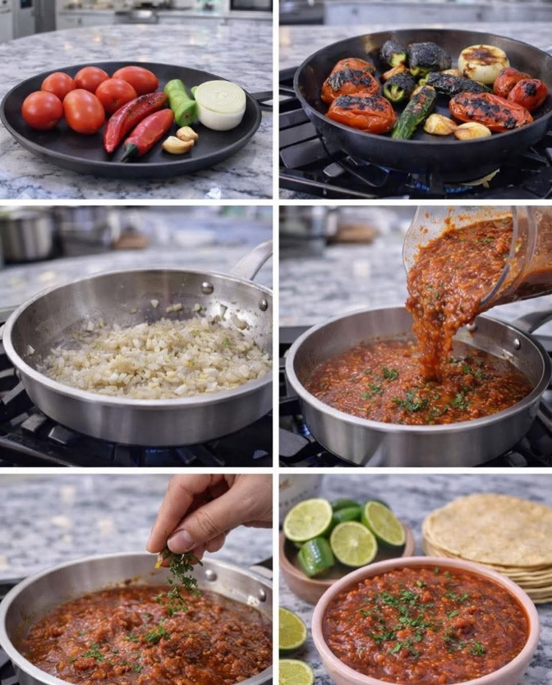 🔥 SALSA ROJA TATEMADA (DE COMAL, SABOR A HUMO 😮‍🔥) 🌶️🍅