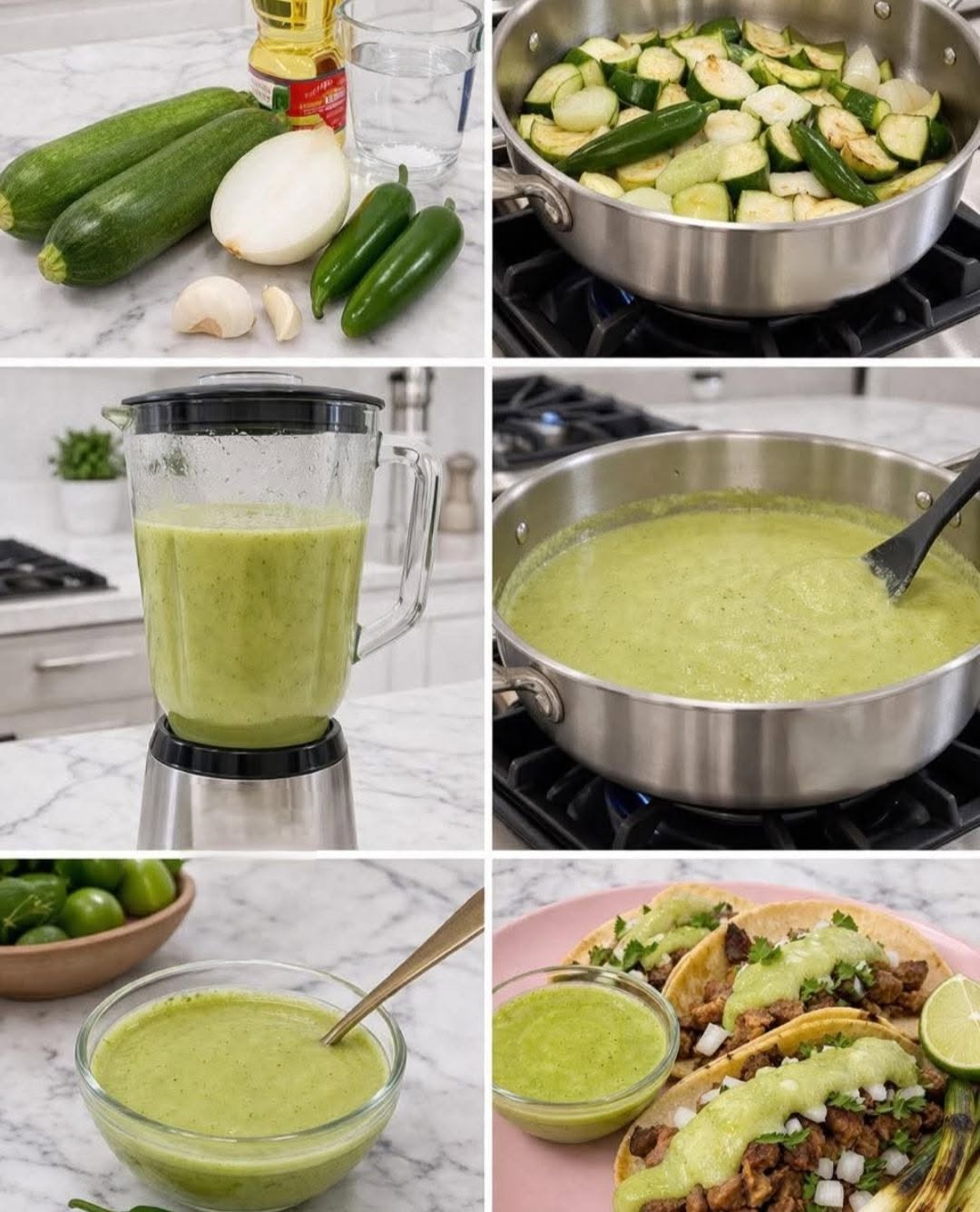 🥒 SALSA VERDE CREMOSA DE CALABACITA