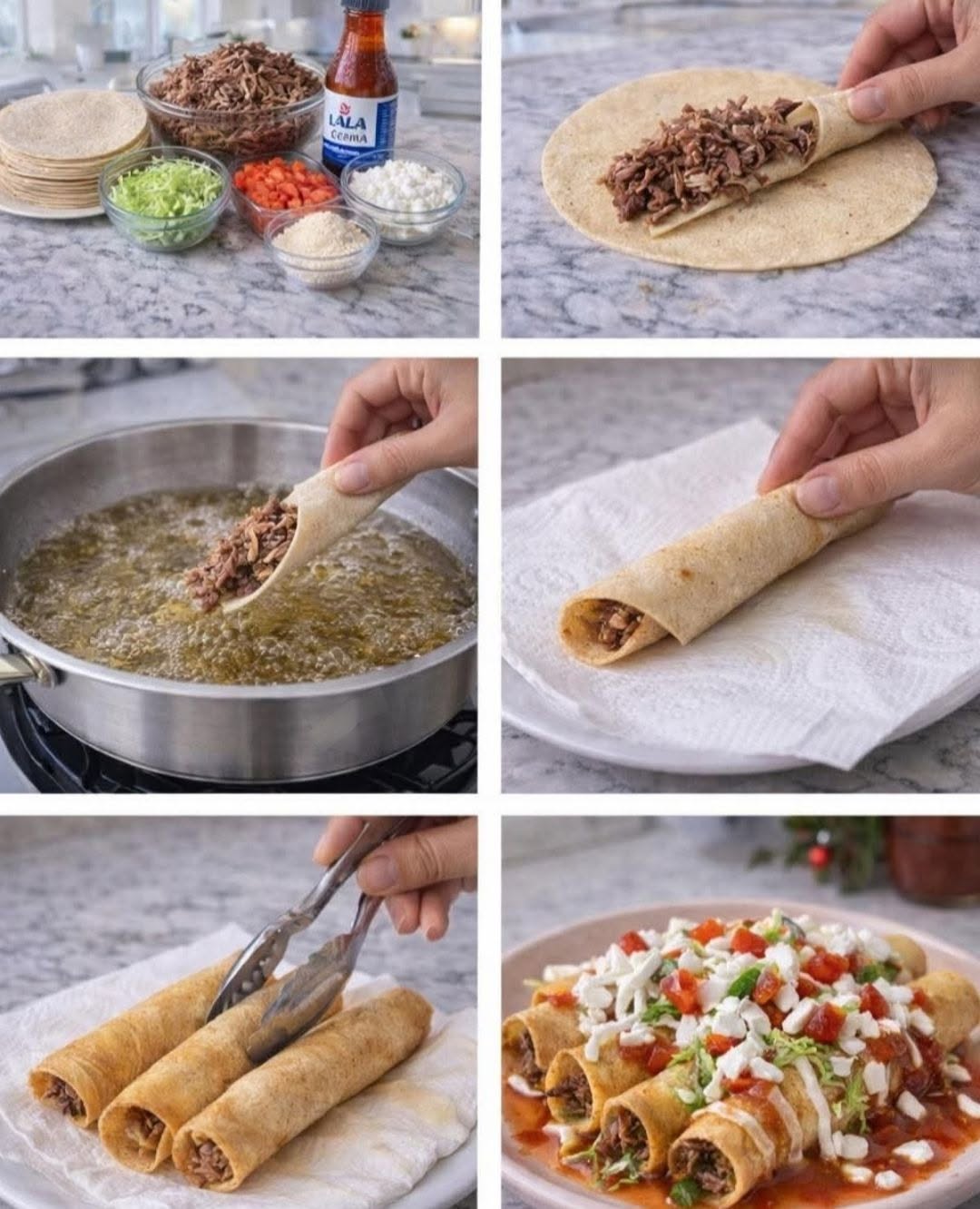 🌮🔥 FLAUTAS SINALOENSES CRUJIENTES (ESTILO CALLEJERO 😮‍💨)