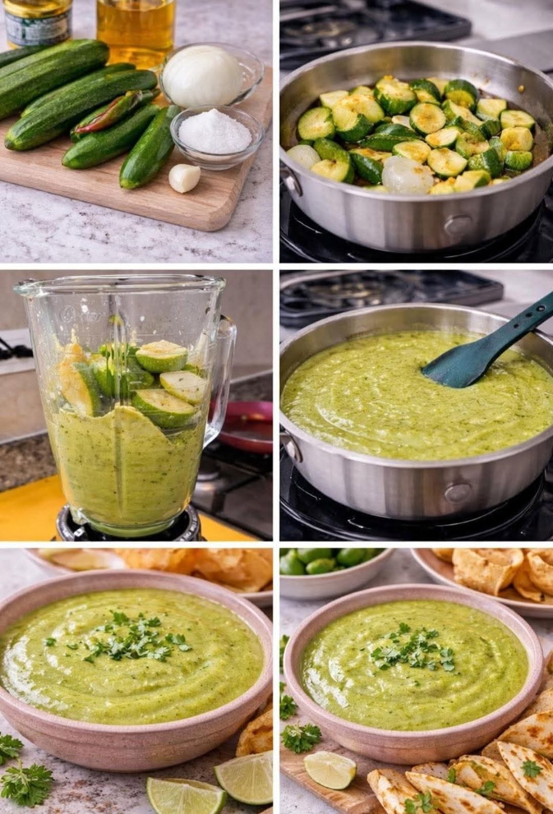 🥒 SALSA VERDE CREMOSA DE CALABACITA