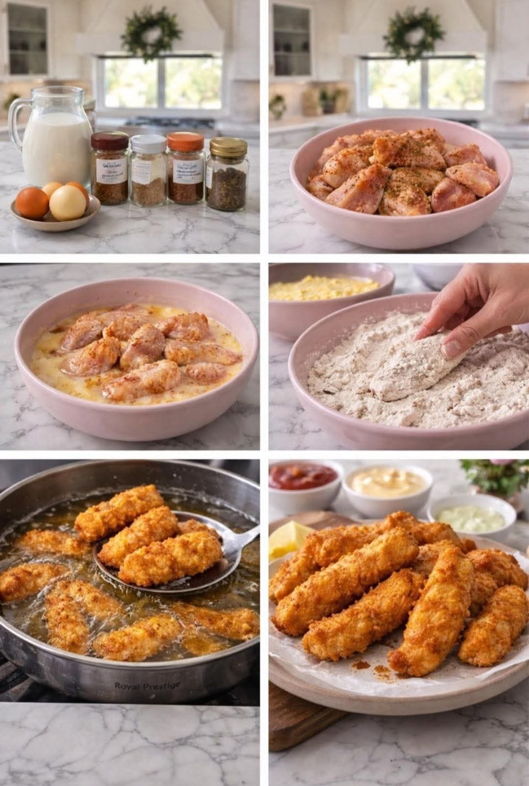 🔥 TIRAS DE POLLO CRUJIENTES (TIPO KENTUCKY 😮‍🔥) 🍗✨