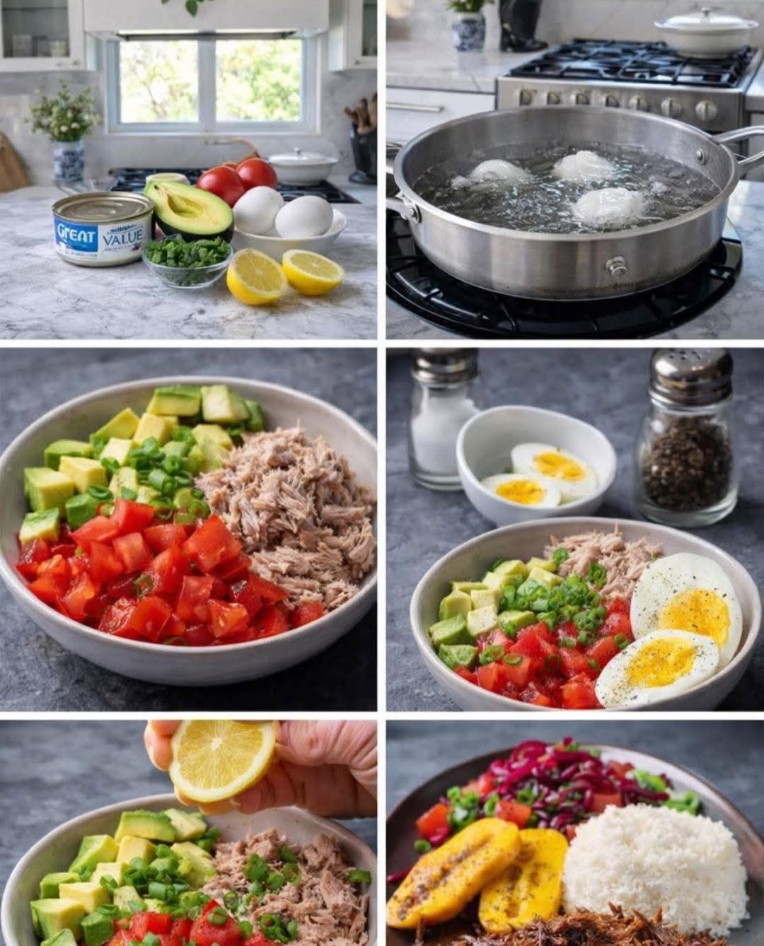 🔥 BOWL PROTEICO DE ATÚN CON AGUACATE Y HUEVO