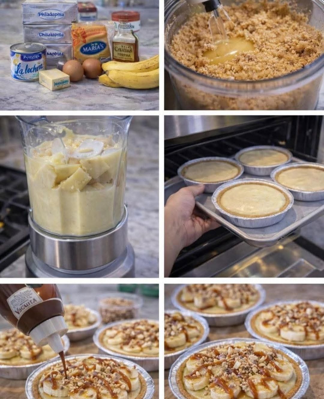 🍌🥧 Pay de Plátano con Cajeta (cremoso) DELICIOSO 🤤