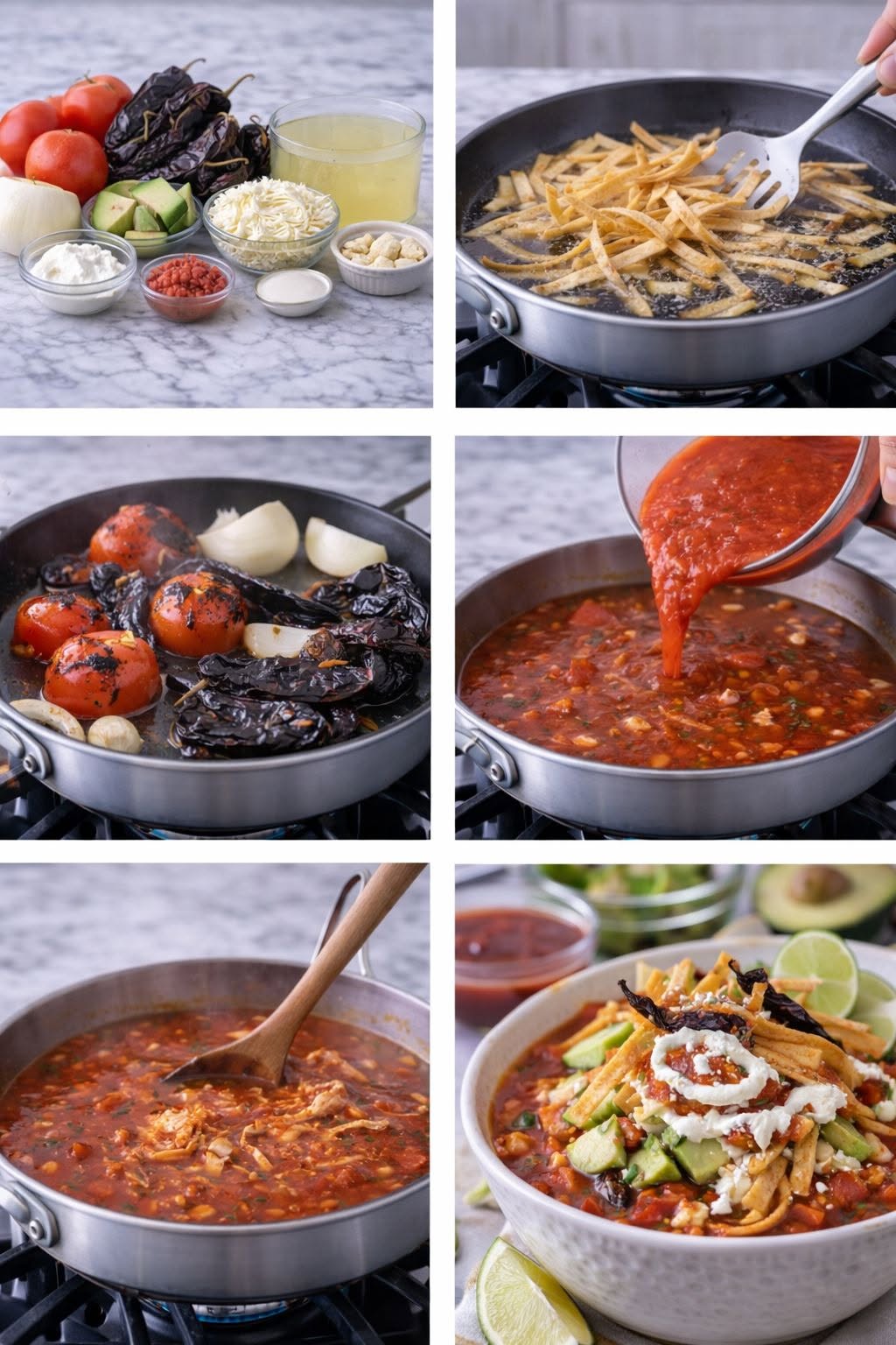 🍲🔥 Sopa Azteca Casera (Auténtica)