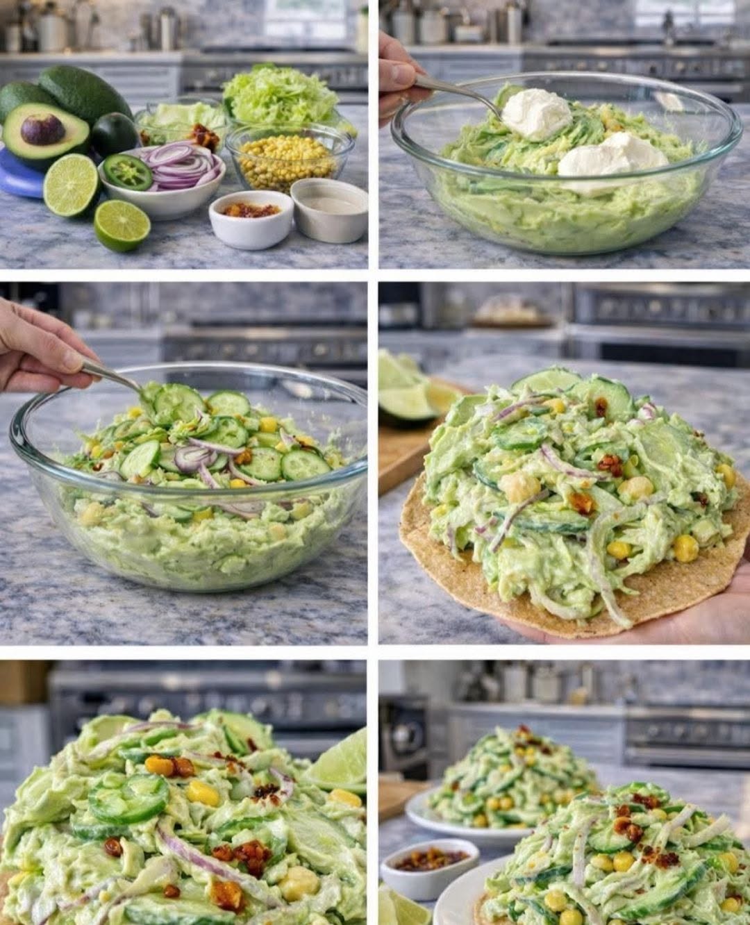 🥑 Tostadas Cremosas de Aguacate con Pepino y Elote