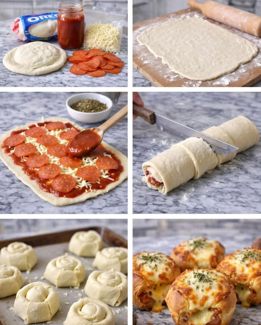 📌 Rollos de Pizza Caseros 🍕