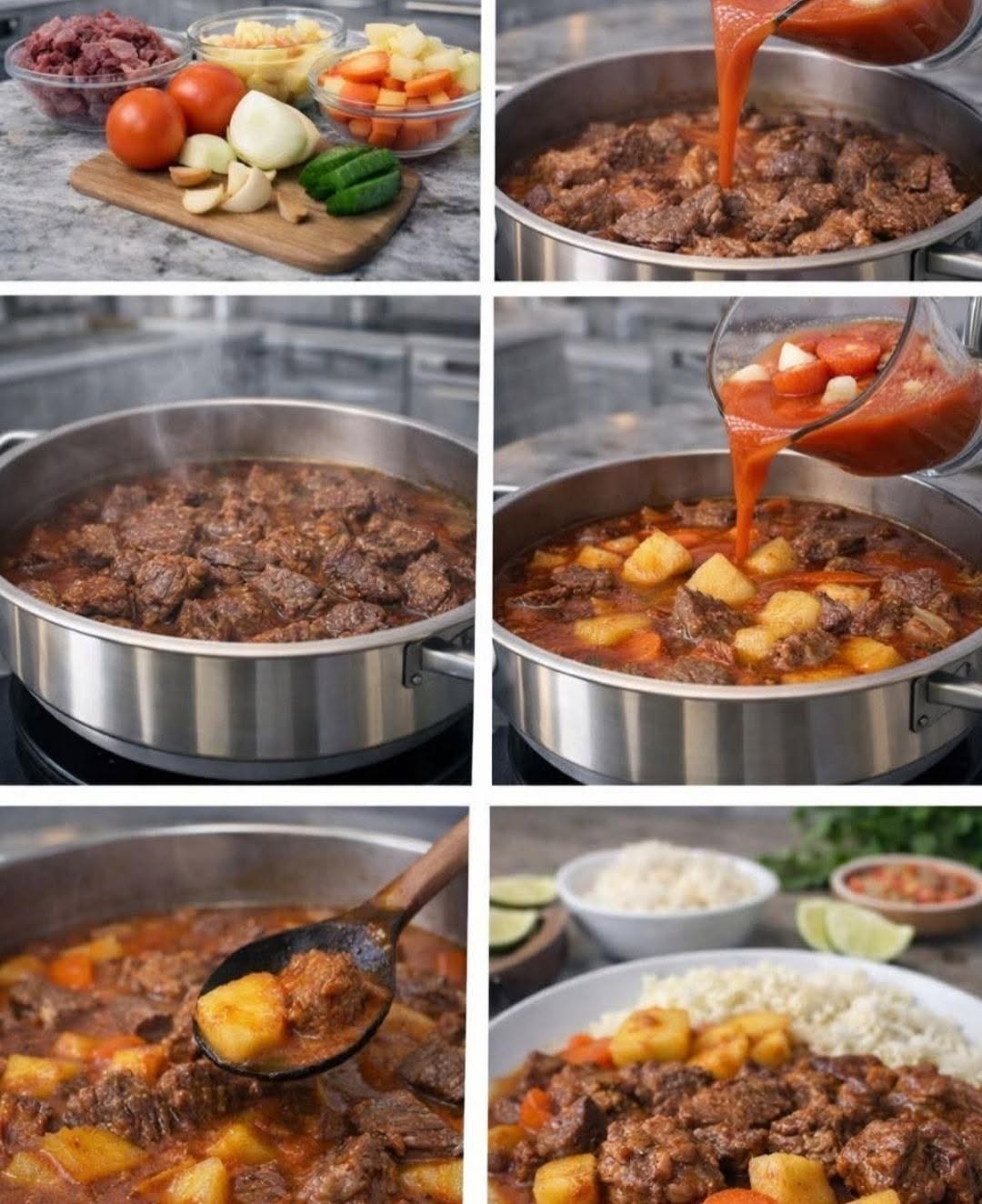 🥩✨ CARNE GUISADA CON PAPAS