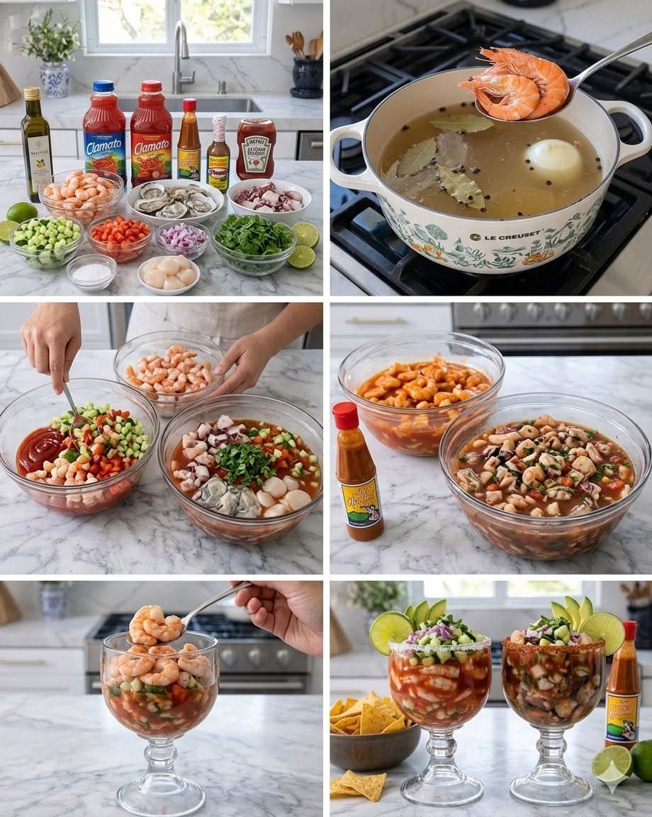🍤 Coctel de Camarón y Campechano Estilo Sinaloa