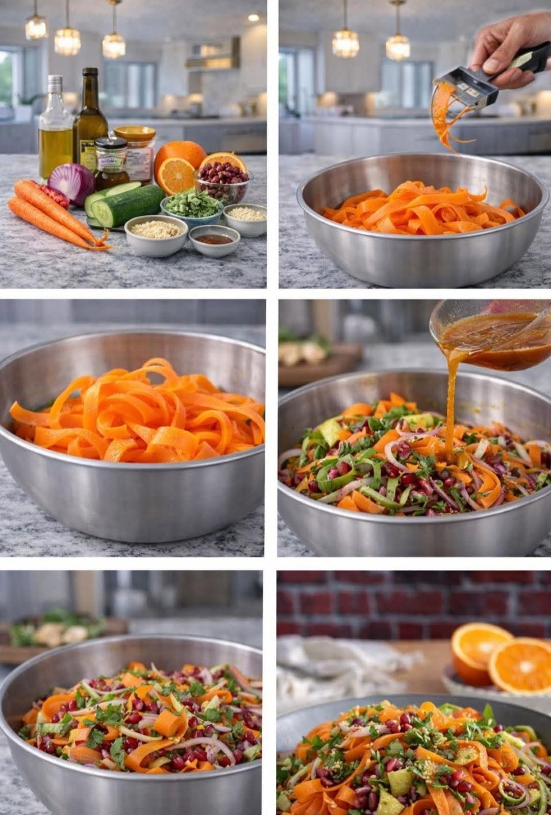 🔥🥕 ENSALADA DE ZANAHORIA TIPO GOURMET (con aderezo cítrico estilo viral)