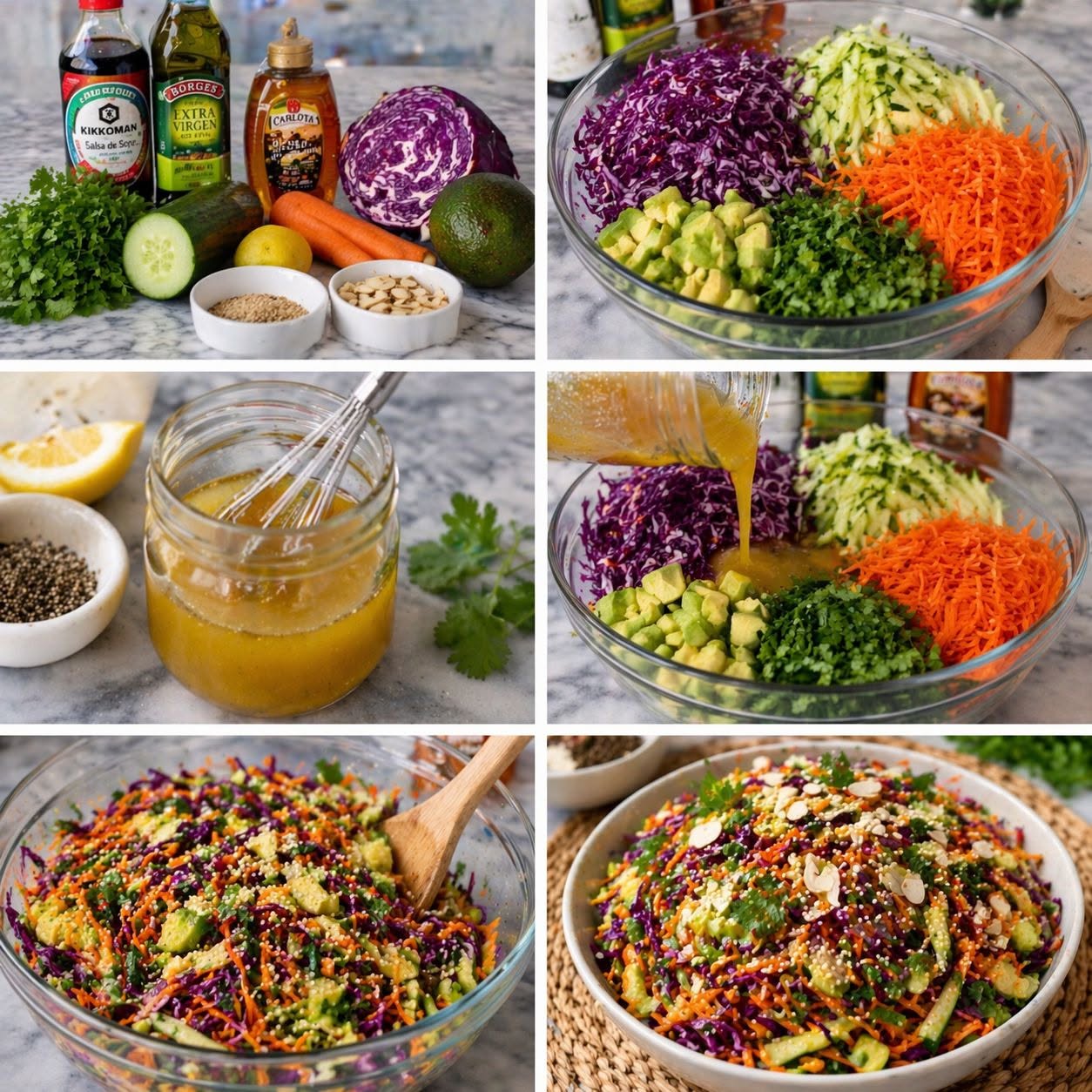 🥒🍋 ENSALADA DETOX CRUNCH VERDE 🔥