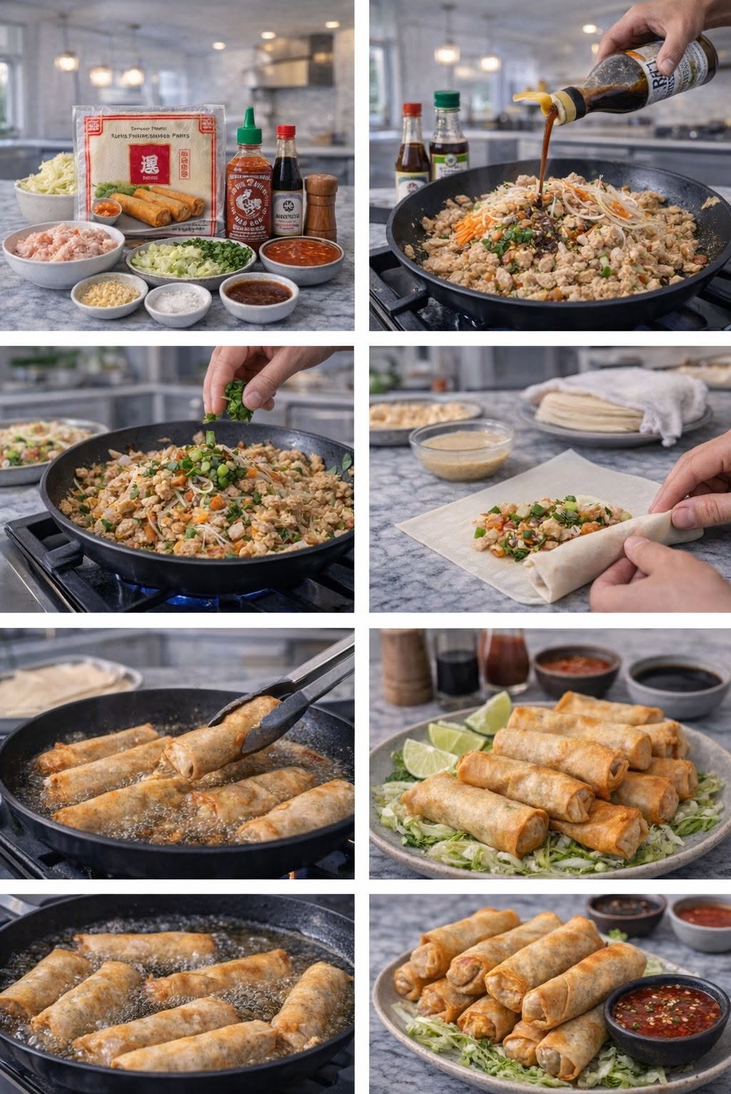 🔥 ROLLITOS PRIMAVERA CHUN KUN (estilo viral 🤤🥢🔥) 🔥